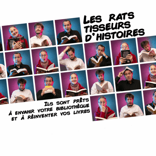 affiche spectacle rats tisseurs d'histories